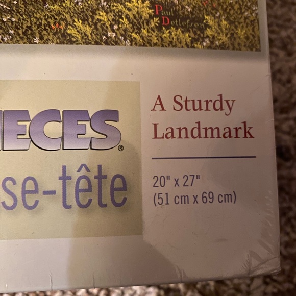 🧩2/$15🧩 1,000 piece puzzle Bits and Pieces “A sturdy landmark” - Picture 2 of 3